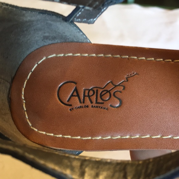 Carlos Santa sandals 8 vegan blue sparkles Tibbi - Picture 8 of 8